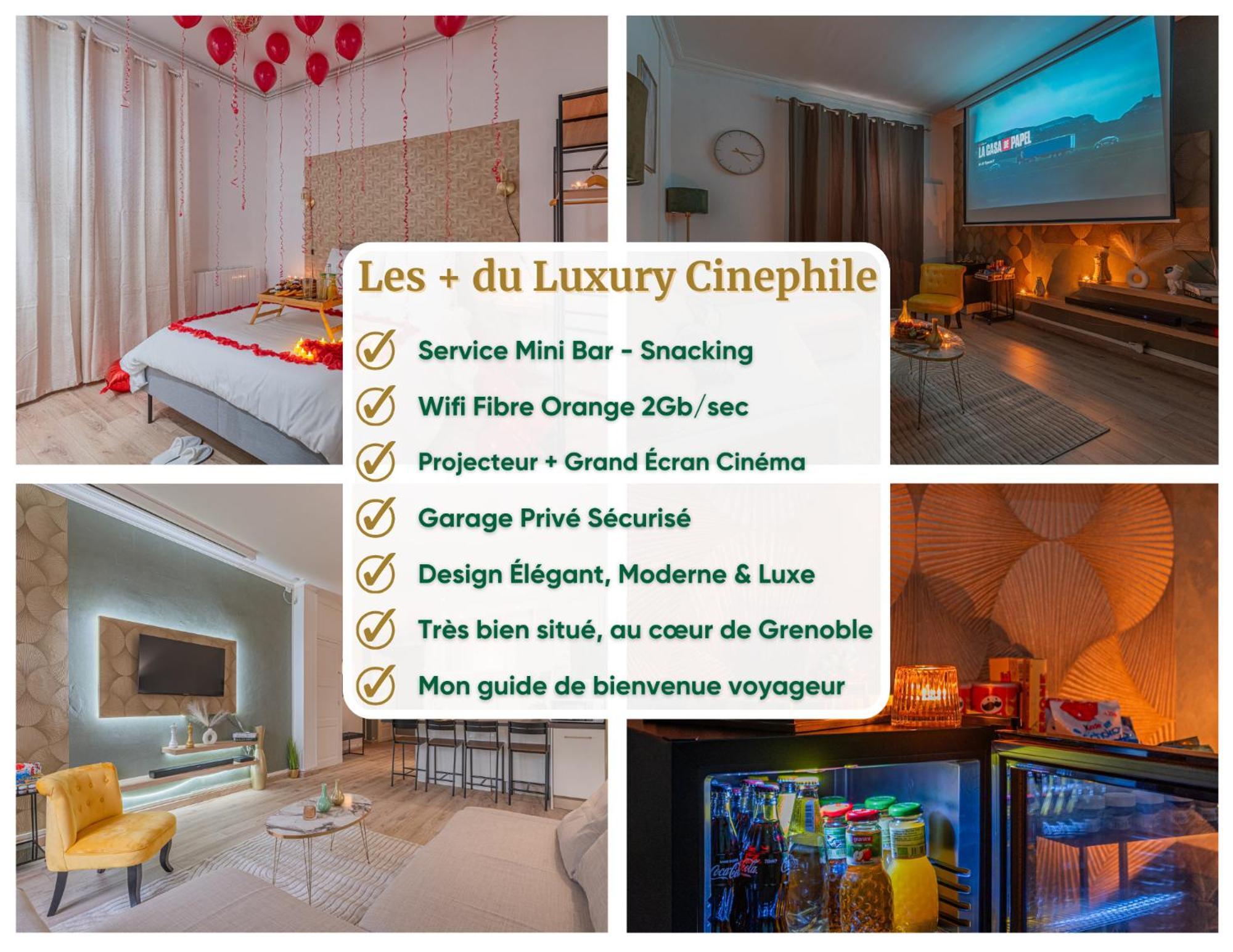 Luxury Cinephile - Netflix - 2 Balcons - Garage Prive - Minibar Apartment Grenoble Exterior photo